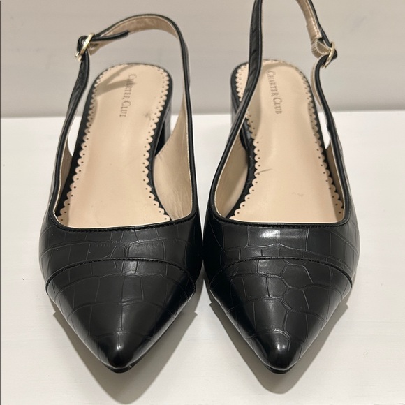Charter Club Shoes - Charter Club Bryann Dress Slingback Pumps